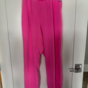 Lane Bryant LIVI active hot pink jogger